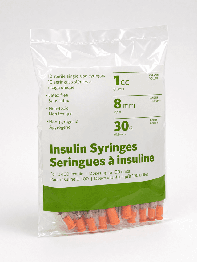 Insulin Syringes 1cc 10 Pack — West Coast Peptides